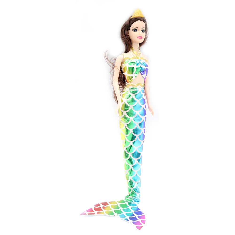 Boneca Fashion Doll Sereia Dream Doll Colorida - Imagem 2