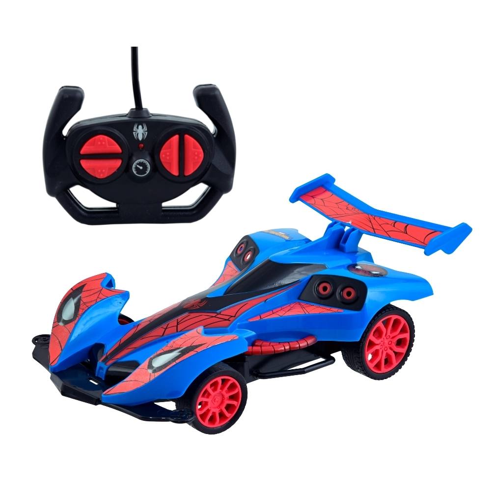 Carrinho de Controle Remoto 7 Funções Homem-Aranha Web Charge