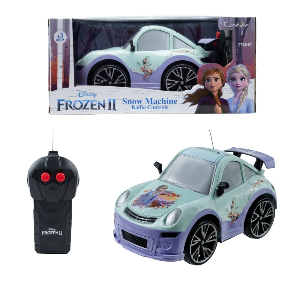 Carrinho de Controle Remoto Frozen Snow Machine - Azul - Imagem 4