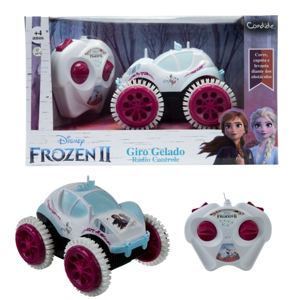 Carrinho de Controle Remoto Frozen Giro Gelado - Imagem 2