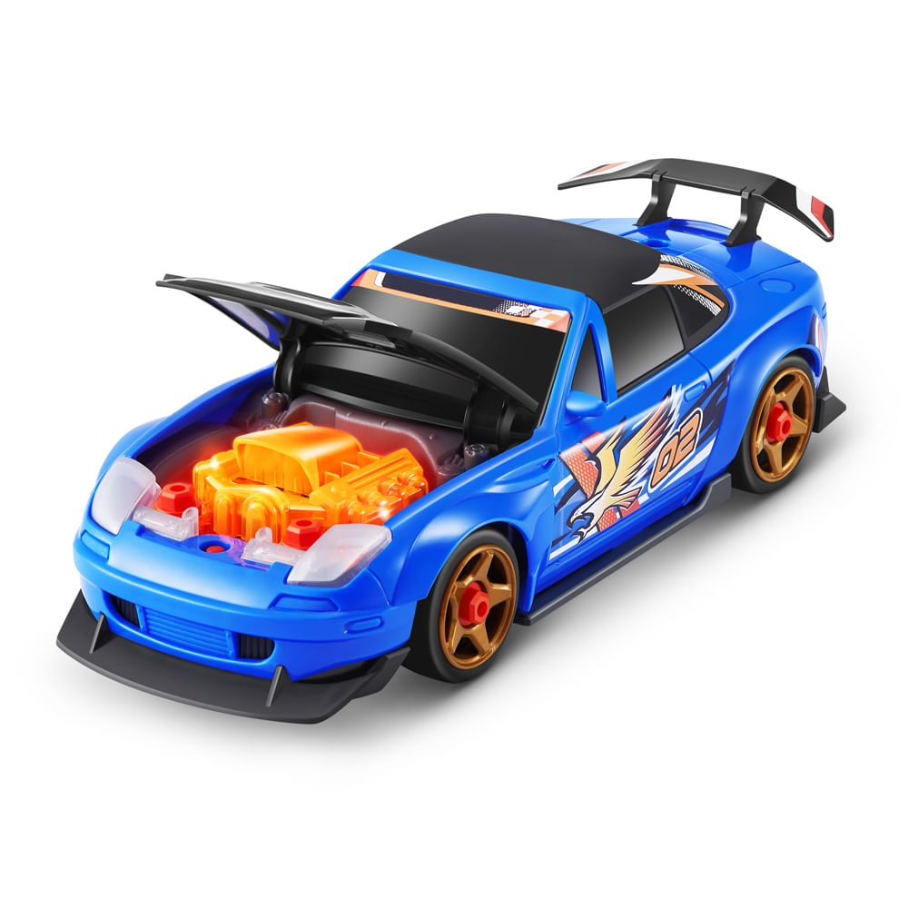 Capacete Surpresa Metal Machiness Speed Hero 20 Peças Preto - Imagem 2