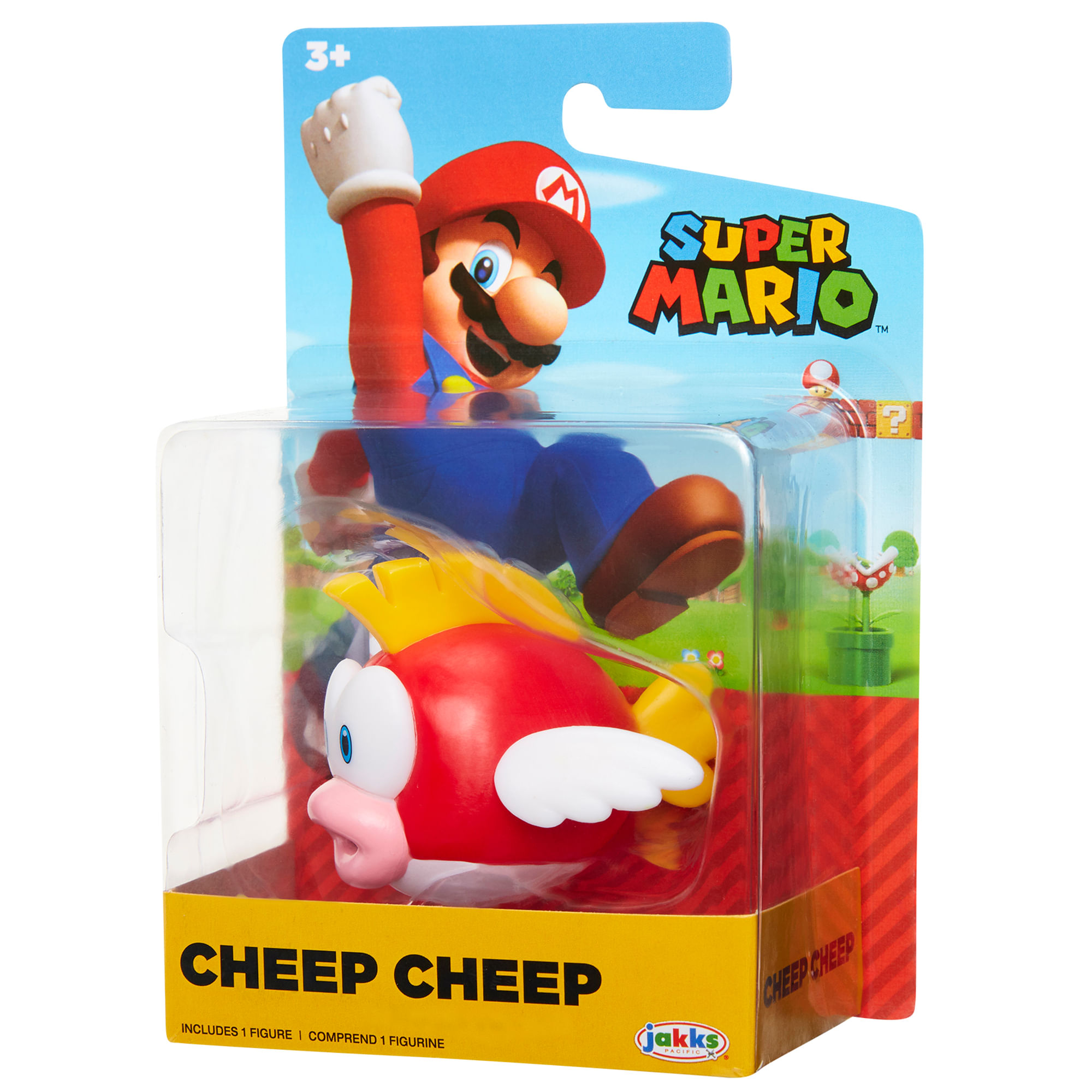 Boneco Colecionável 6cm Super Mario - Cheep Cheep - Imagem 3