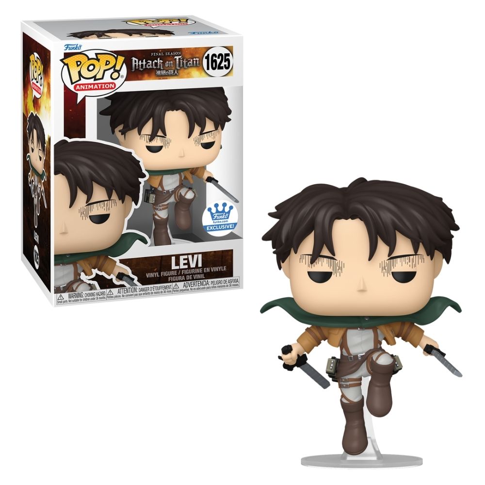 Boneco Funko Pop! Attack on Titan - Levi com Espadas