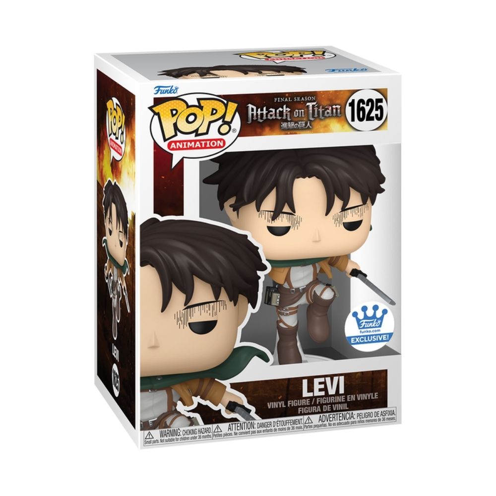 Boneco Funko Pop! Attack on Titan - Levi com Espadas - Imagem 3
