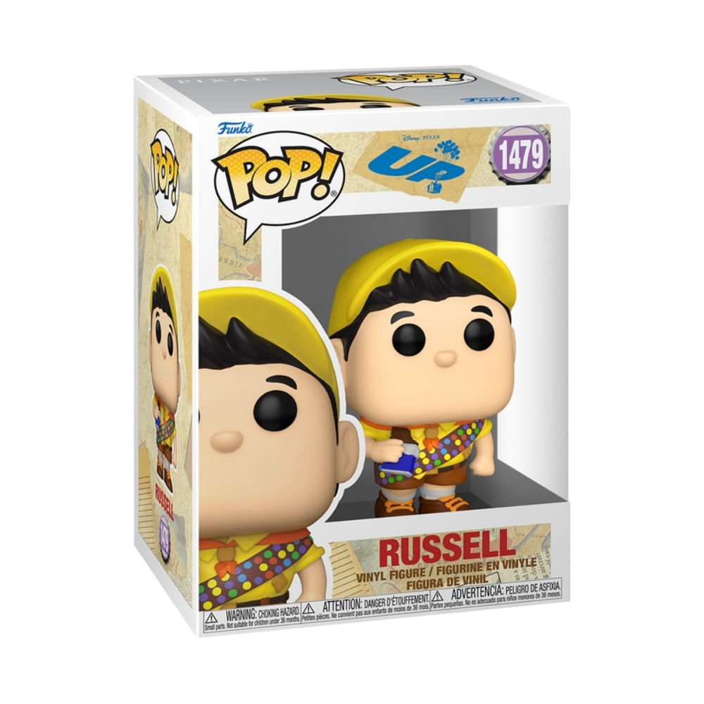 Boneco Funko Pop! Disney - UP! - Russell com Chocolate - Imagem 2