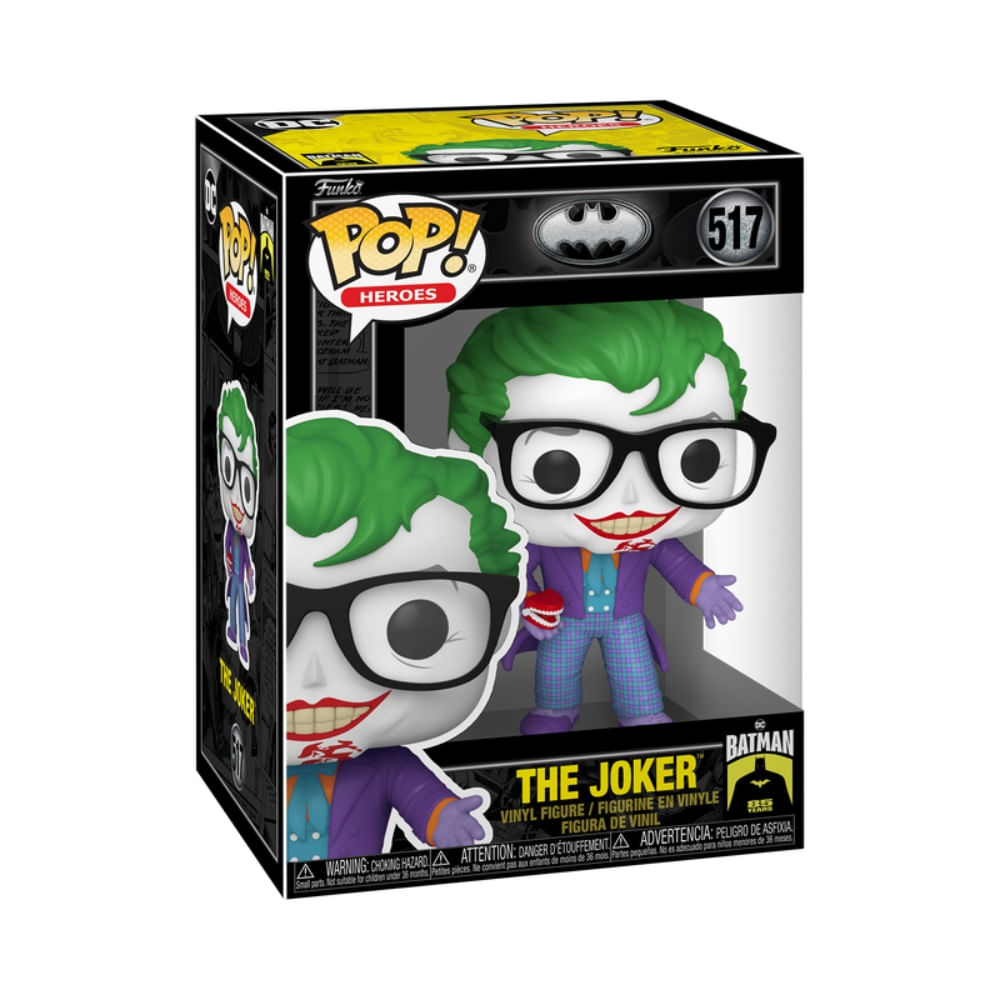 Boneco Funko Pop! DC Comics - Batman 85 Anos - Coringa com Dentadura (1989) - Imagem 3