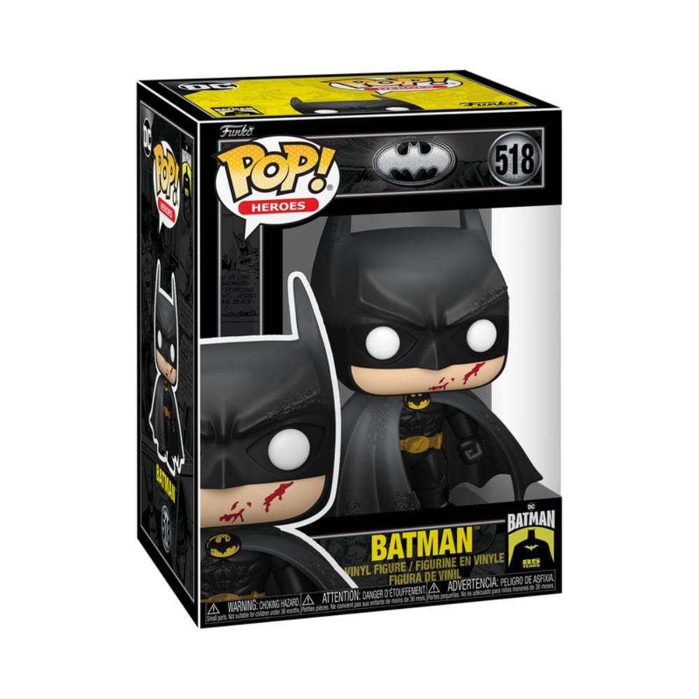 Boneco Funko Pop! DC Comics - Batman 85 Anos - Batman Sangrando (1989) - Imagem 3