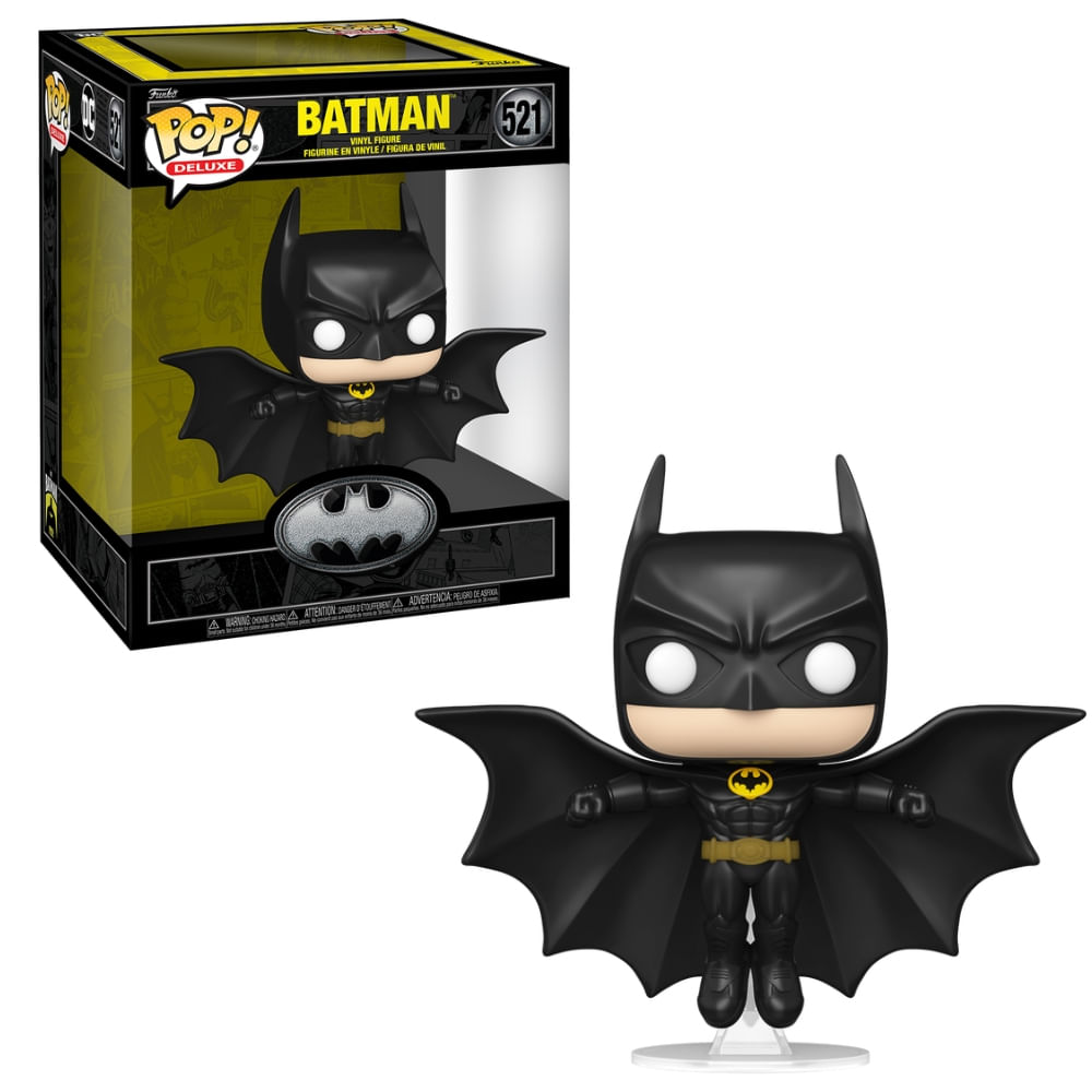 Boneco Funko Pop! Deluxe DC Comics -  Batman 85 Anos - Batman Voando (1989)