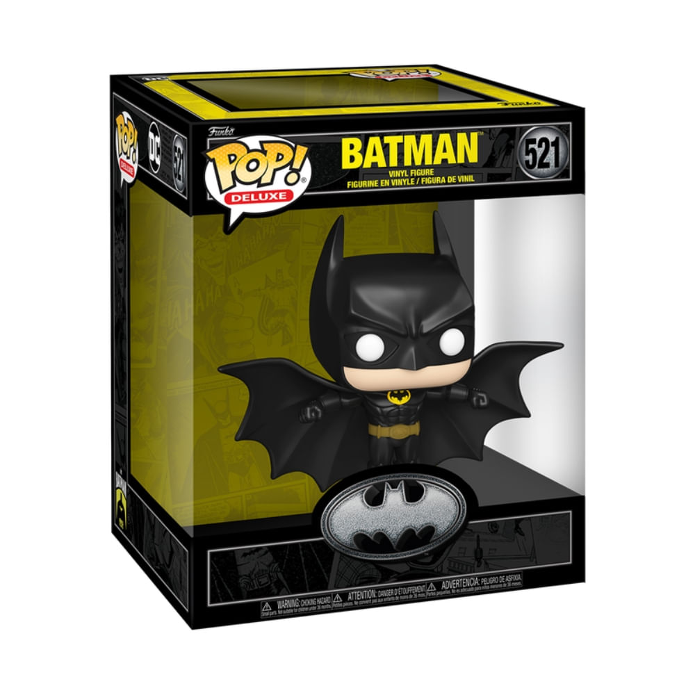 Boneco Funko Pop! Deluxe DC Comics - Batman 85 Anos - Batman Voando (1989) - Imagem 3