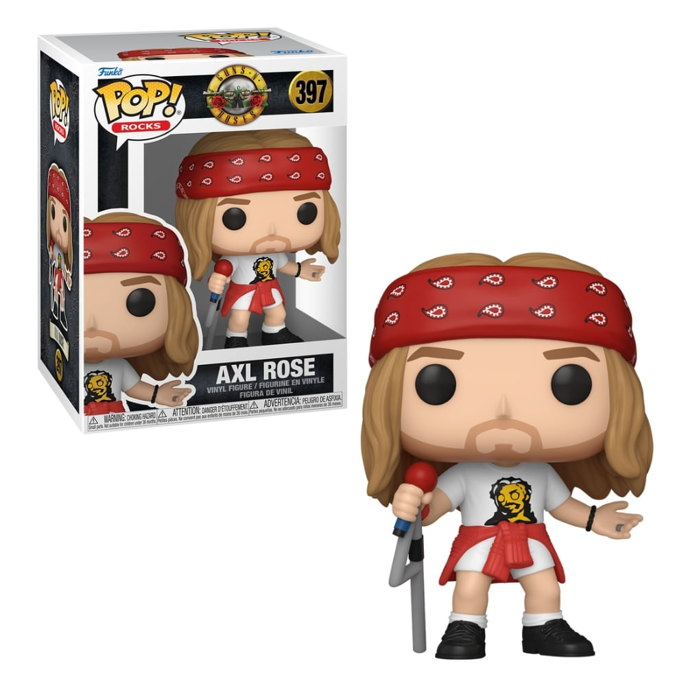 Boneco Funko Pop! Rocks - Guns N' Roses - Axl Rose
