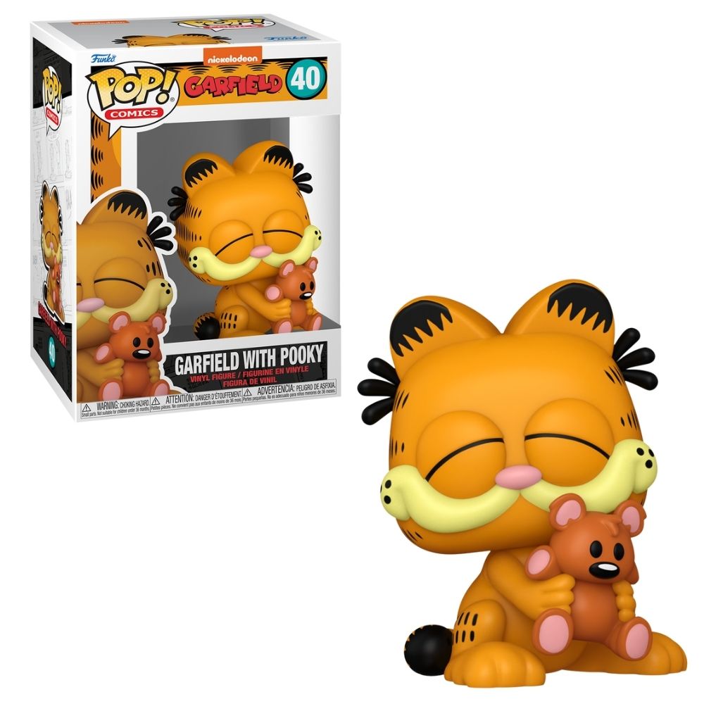 Boneco Funko Pop! Comics - Garfield com Ursinho Pooky