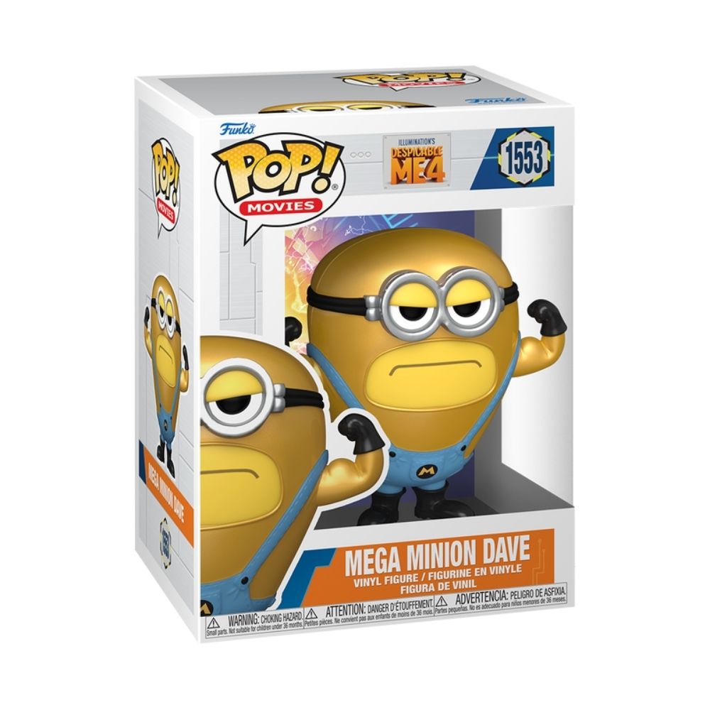 Boneco Funko Pop! Meu Malvado Favorito 4 – Mega Minion Dave - Imagem 3