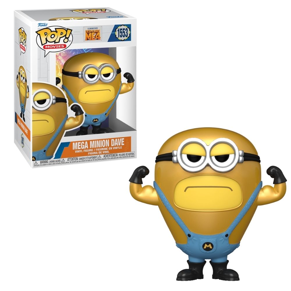 Boneco Funko Pop! Meu Malvado Favorito 4 – Mega Minion Dave