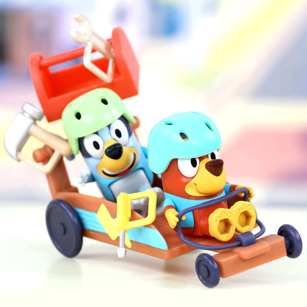 Playset Carrinho e Boneco Bluey - Go-kart - Imagem 2