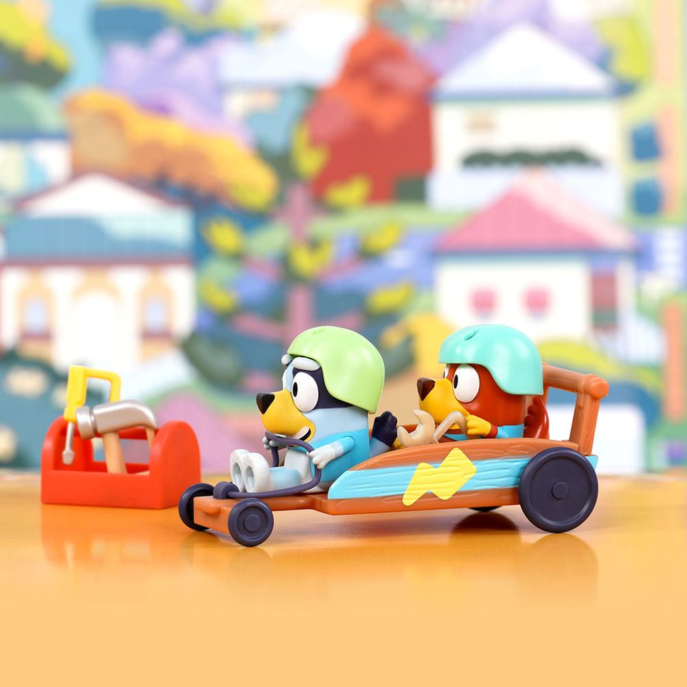 Playset Carrinho e Boneco Bluey - Go-kart - Imagem 6
