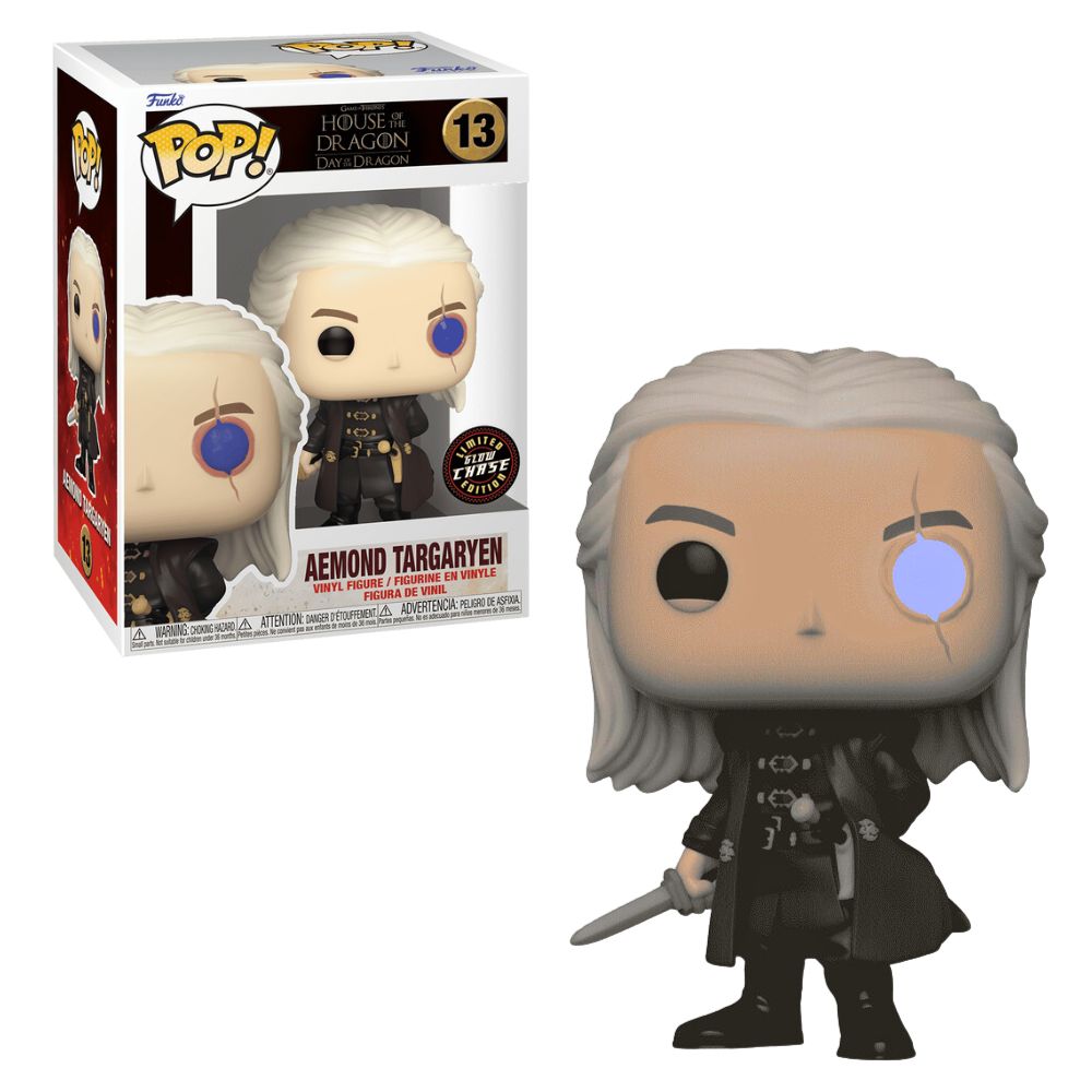 Boneco Funko POP! A Casa do Dragão - Aemond Targaryen Exclusivo Chase
