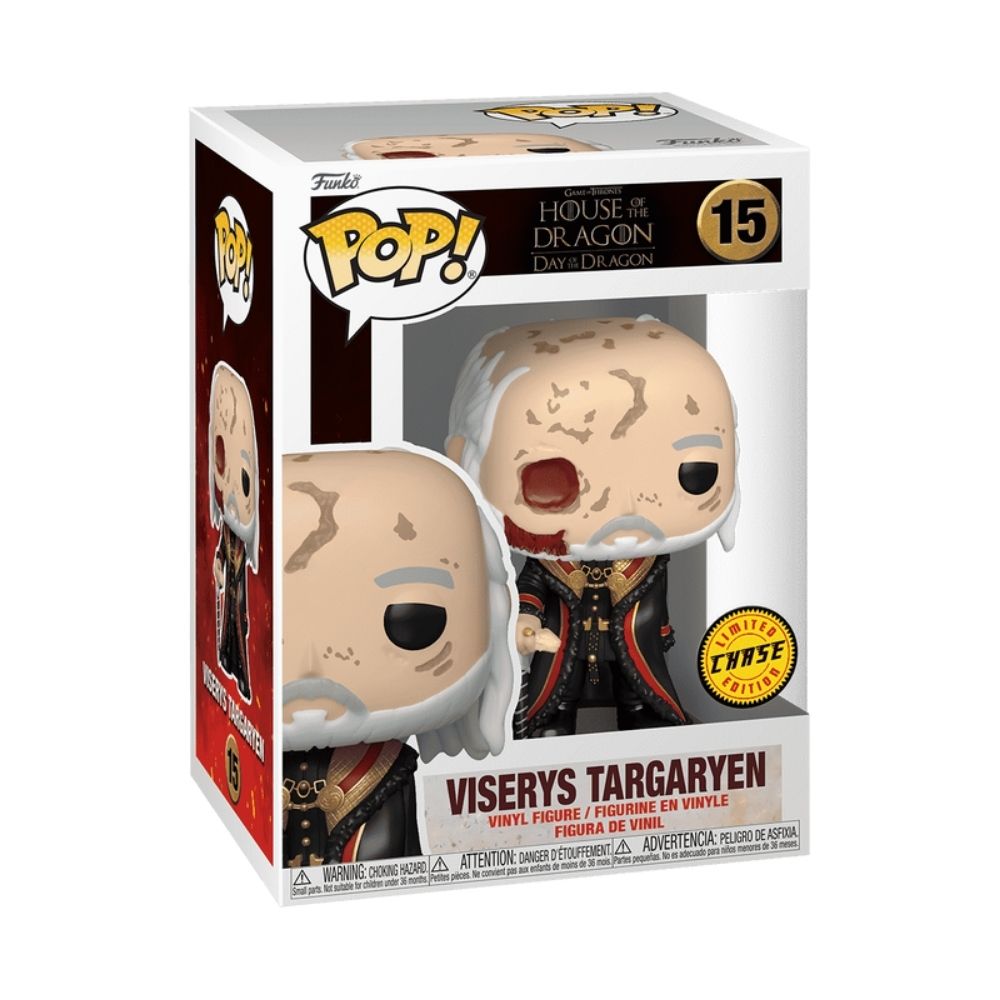 Boneco Funko POP! A Casa do Dragão - Viserys Targaryen Exclusivo Chase - Imagem 3