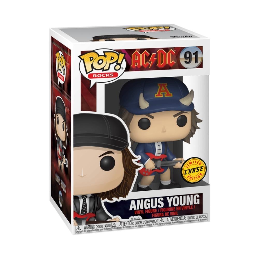 Boneco Funko Pop! Rocks - AC/DC - Angus Young Exclusivo Chase - Imagem 3