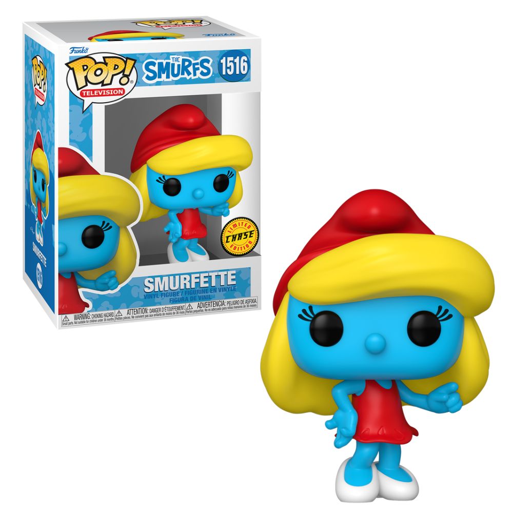 Boneco Funko Pop! Smurfs - Smurfette Exclusivo Chase