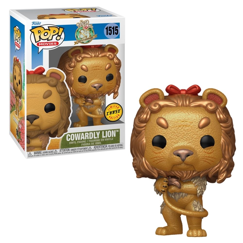 Boneco Funko Pop! O Mágico de Oz - Leão Covarde Exclusivo Chase