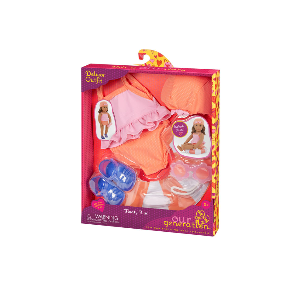 Conjunto De Roupa De Praia Our Generation Floaty Fun - Imagem 3