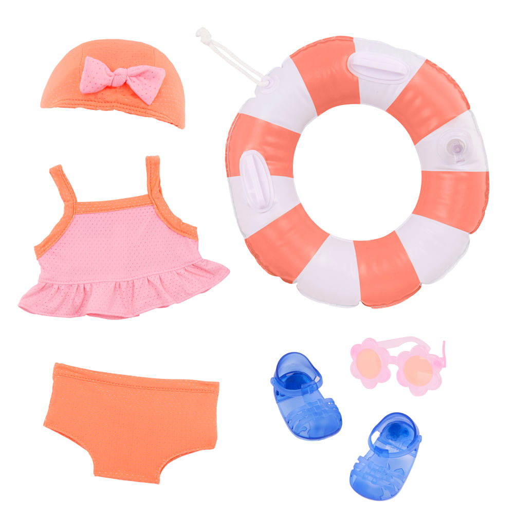 Conjunto De Roupa De Praia Our Generation Floaty Fun
