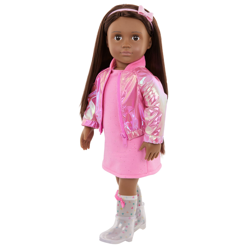 Conjunto De Roupa Our Generation Vestido Splash Of Pink - Imagem 2