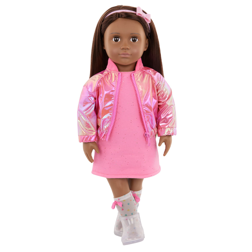 Conjunto De Roupa Our Generation Vestido Splash Of Pink - Imagem 3