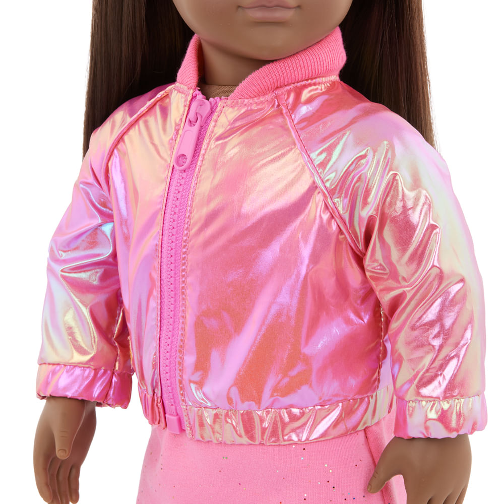 Conjunto De Roupa Our Generation Vestido Splash Of Pink - Imagem 4