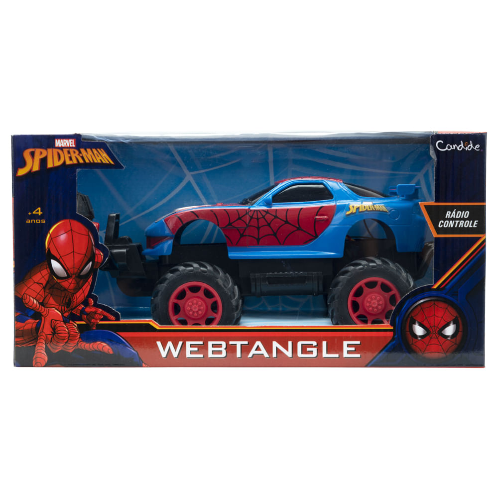 Carrinho de Controle Remoto Homem-Aranha Web Tangle - Imagem 3