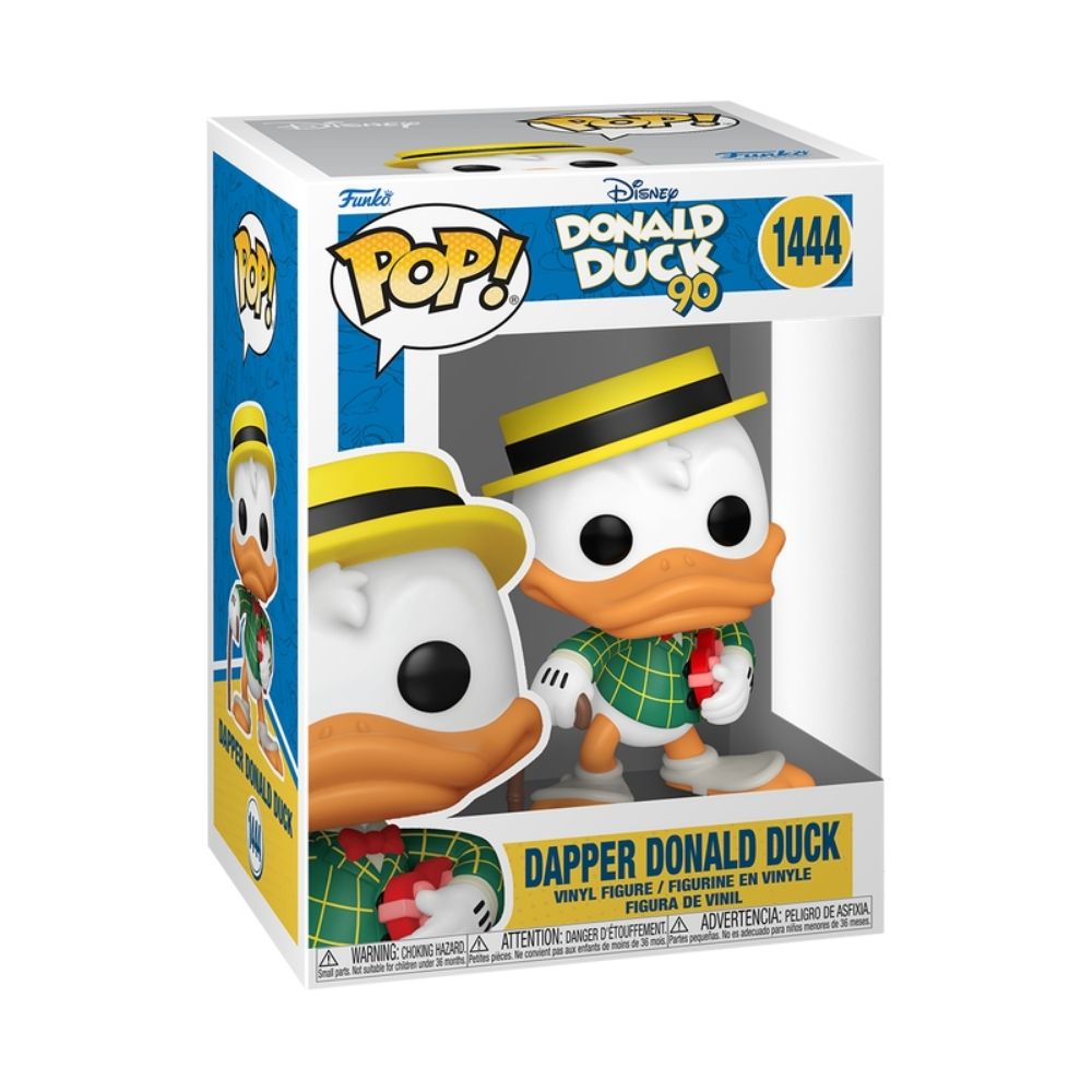 Boneco Funko Pop! Disney Pato Donald 90 Anos - Pato Donald Elegante - Imagem 3