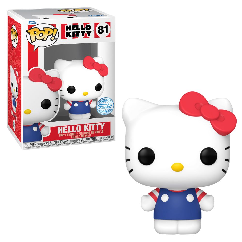 Boneco Funko Pop! Sanrio Hello Kitty com Laço Vermelho