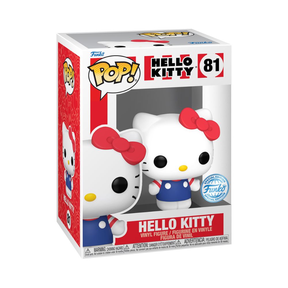 Boneco Funko Pop! Sanrio Hello Kitty com Laço Vermelho - Imagem 3