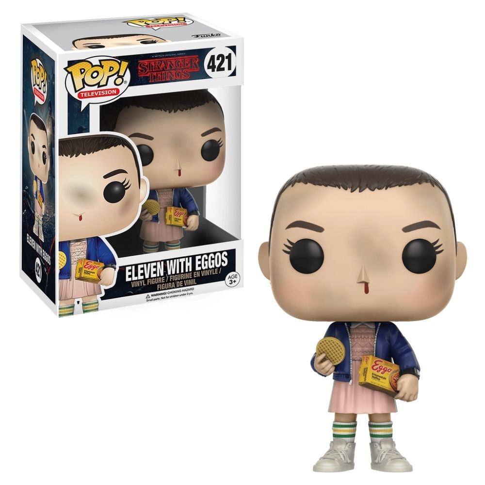 Boneco Funko Pop! Stranger Things - Eleven com Waffles