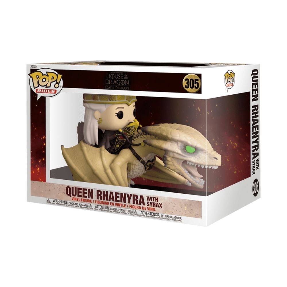 Boneco Funko Pop! Rides Deluxe A Casa do Dragão - Rhaenyra com Syrax - Imagem 3