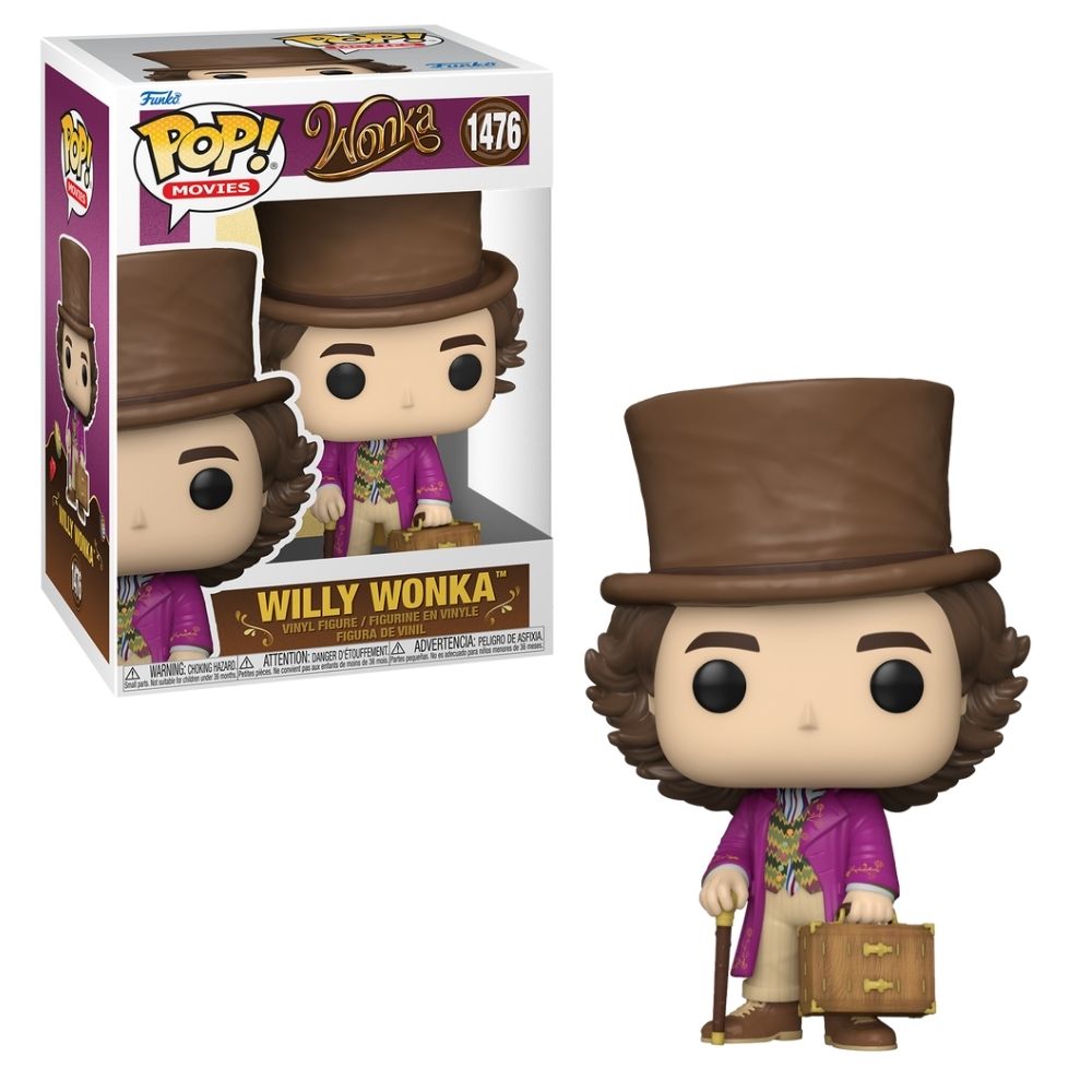 Boneco Funko Pop! Wonka - Willy Wonka com Maleta