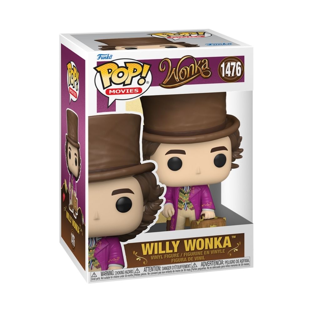 Boneco Funko Pop! Wonka - Willy Wonka com Maleta - Imagem 3