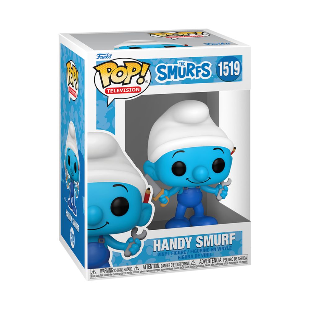 Boneco Funko Pop! Smurfs - Habilidoso - Imagem 3