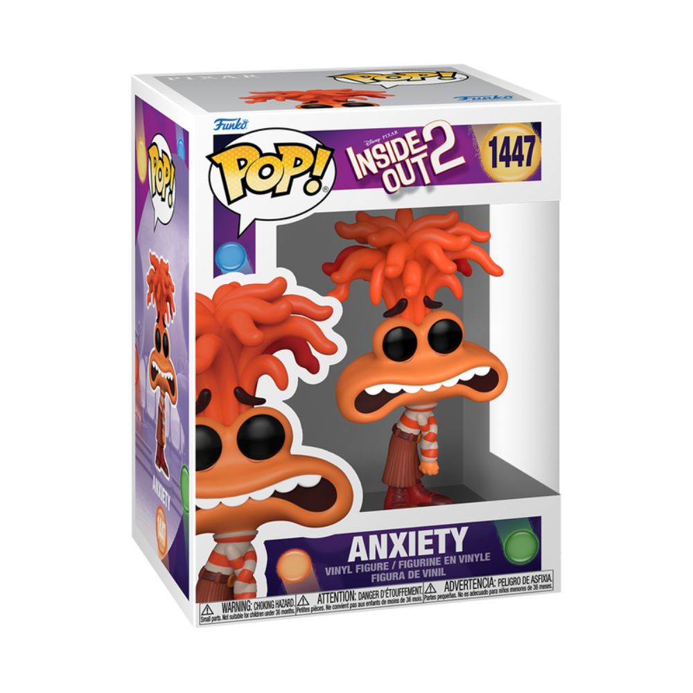 Boneco Funko Pop! Disney Divertida Mente 2 - Ansiedade - Imagem 3
