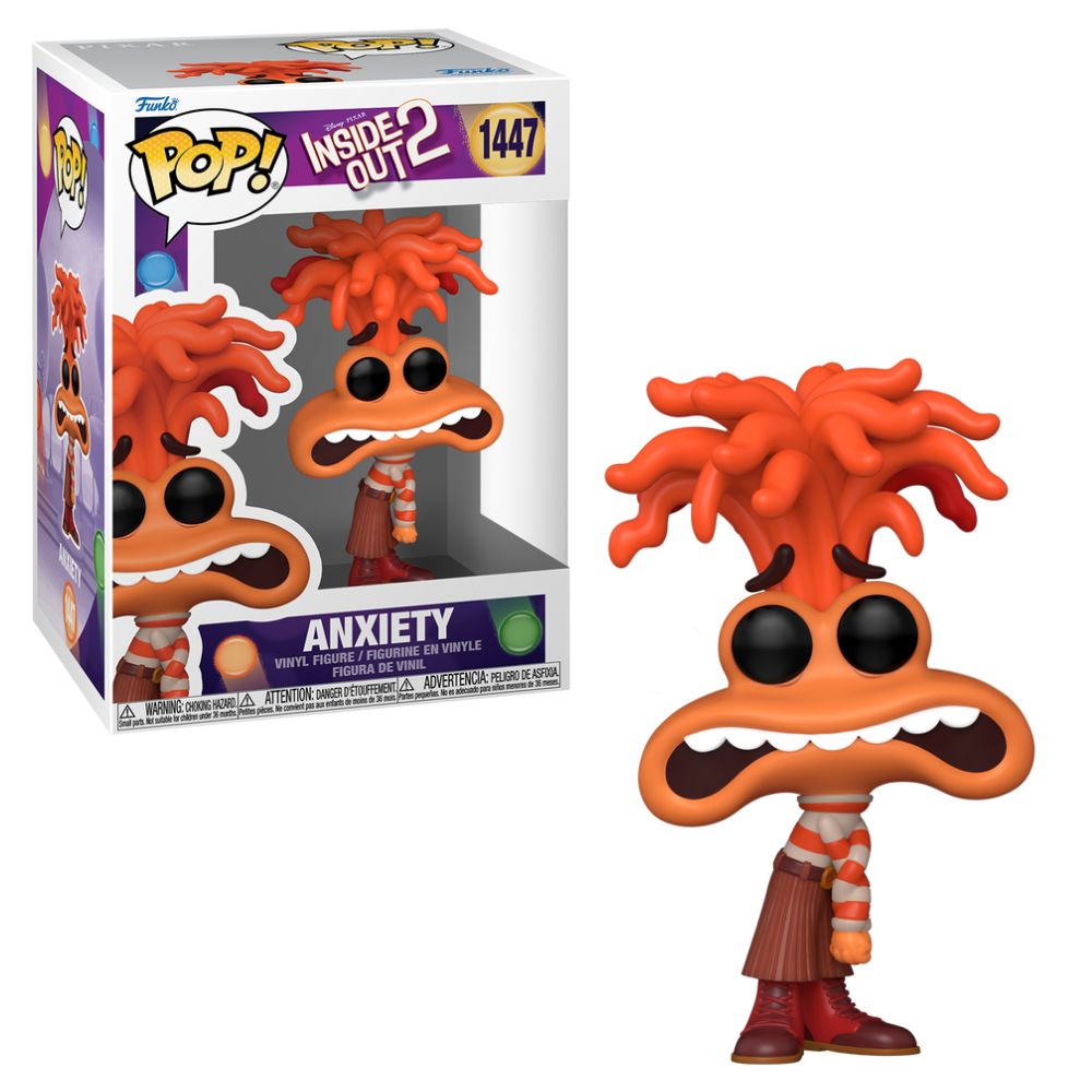 Boneco Funko Pop! Disney Divertida Mente 2 - Ansiedade