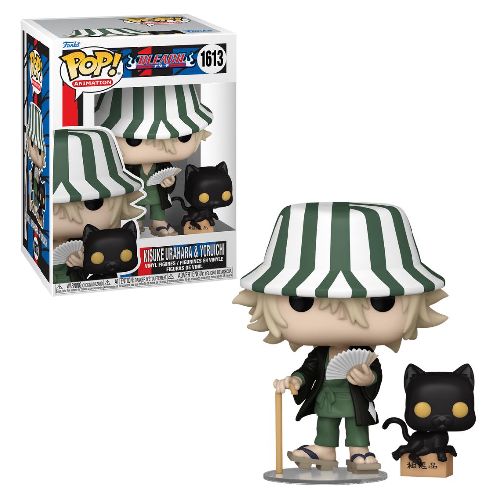 Boneco Funko Pop! Bleach - Kisuke Urahara e Yoruichi