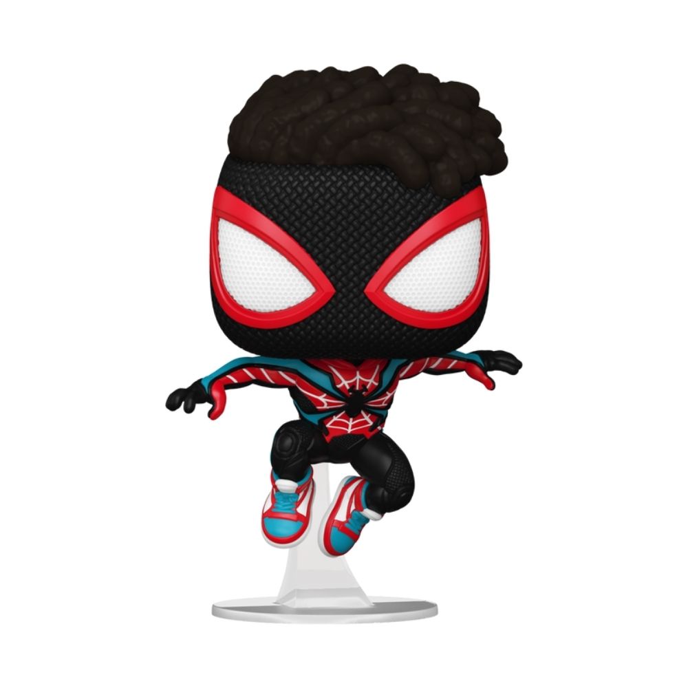 Boneco Funko Pop! Games - Homem-Aranha 2 - Miles Morales Traje Evoluído - Imagem 3