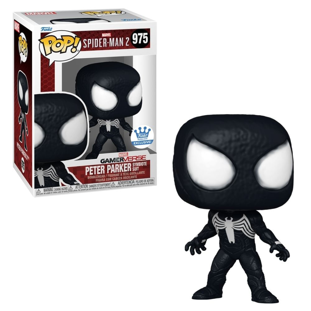 Boneco Funko Pop! Games - Homem-Aranha 2 - Peter Parker Traje Simbionte