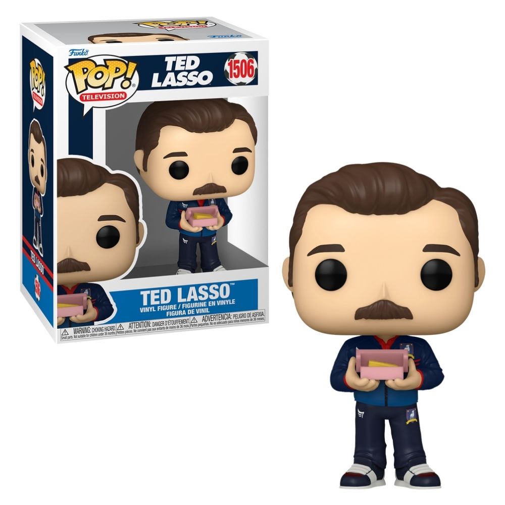 Boneco Funko Pop! Ted Lasso - Ted com Bicoitos