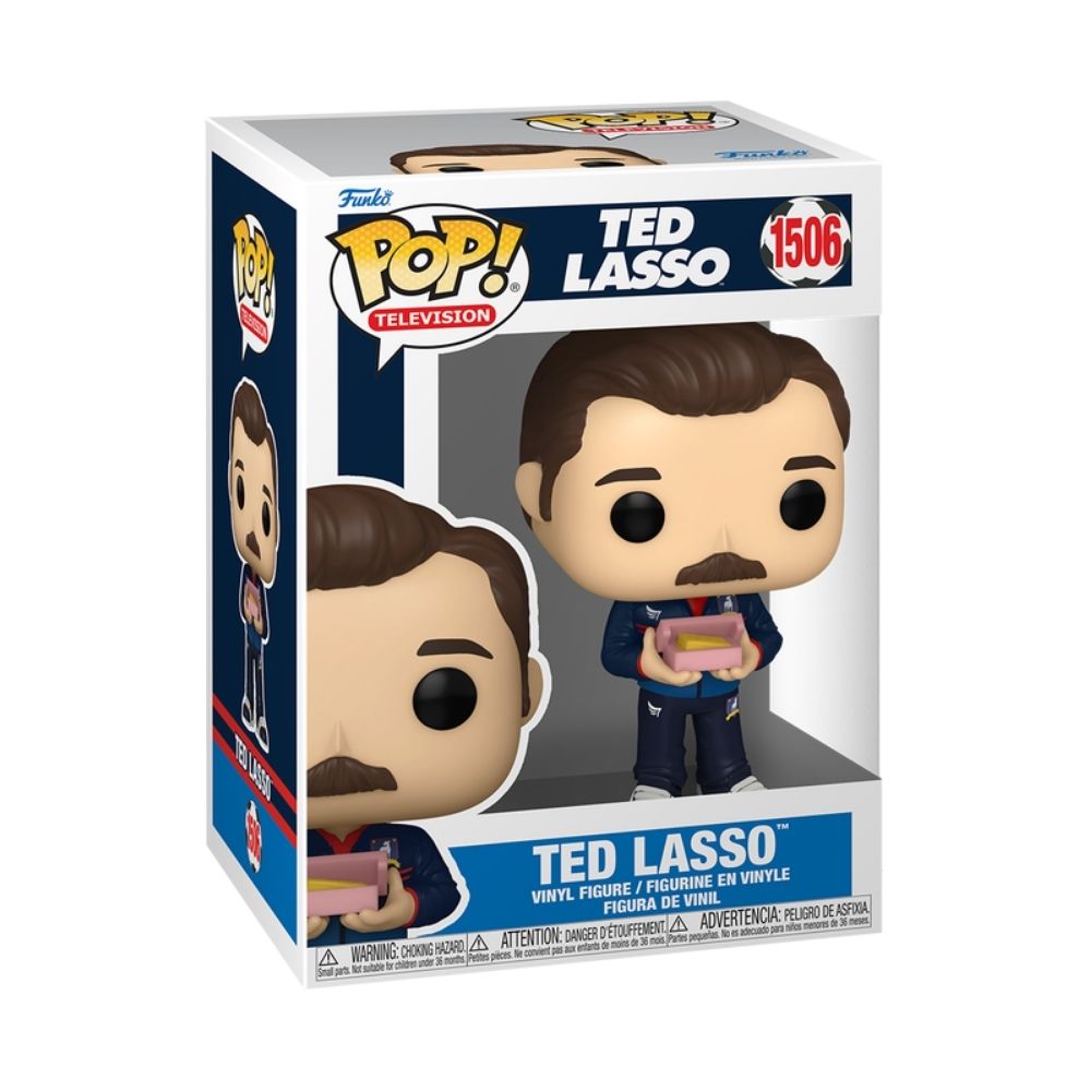 Boneco Funko Pop! Ted Lasso - Ted com Bicoitos - Imagem 3