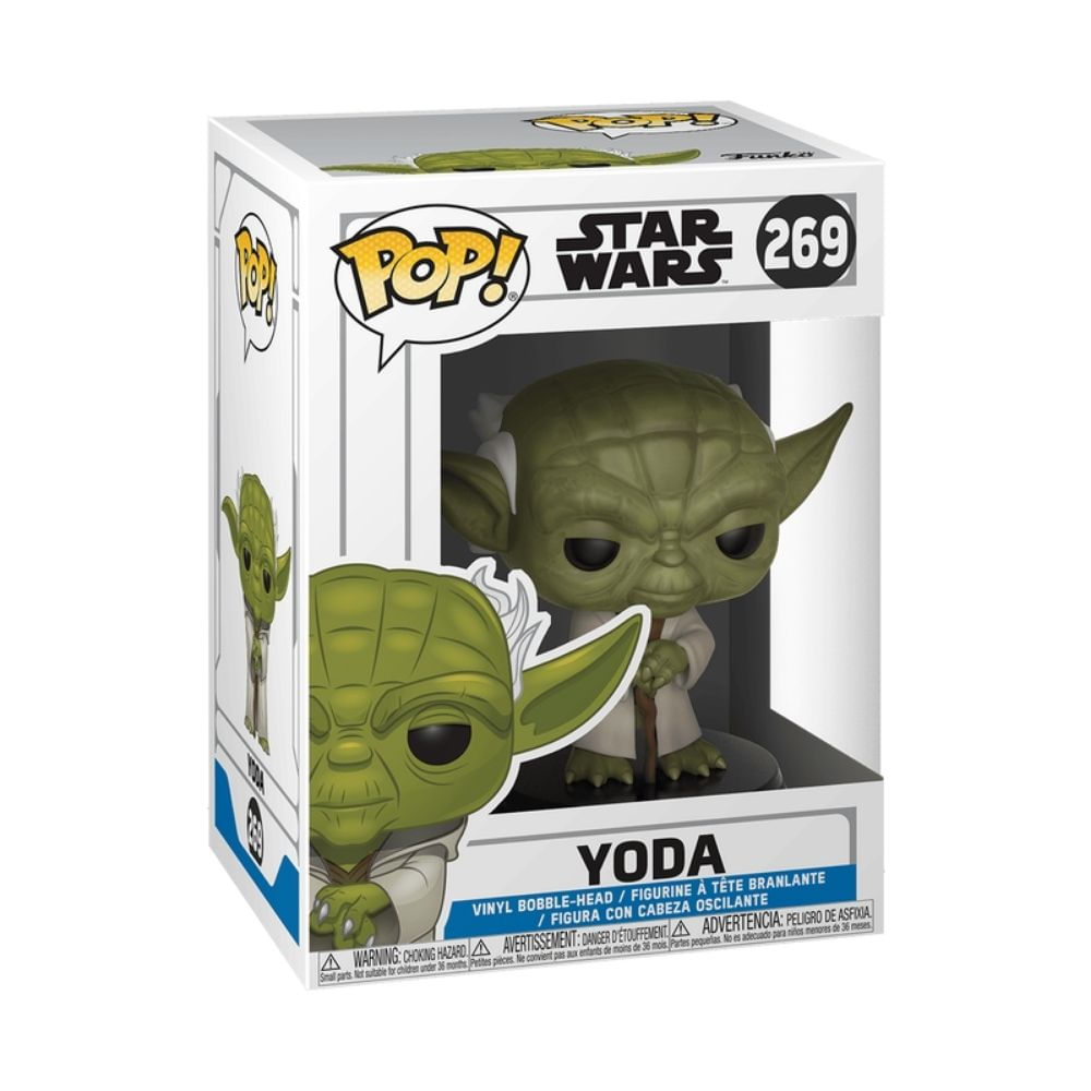 Boneco Funko Pop! Star Wars A Guerra dos Clones - Yoda - Imagem 3
