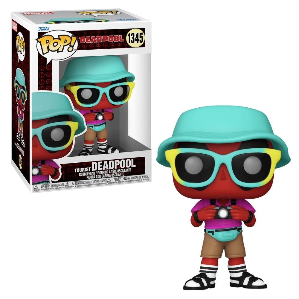 Boneco Funko Pop! Marvel Deadpool Turista