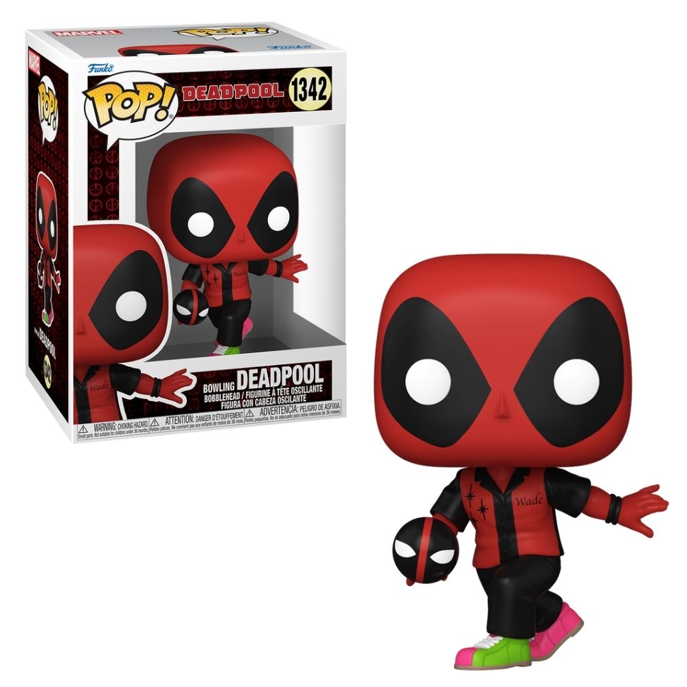Boneco Funko Pop! Marvel Deadpool Boliche