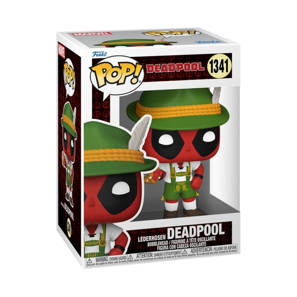 Boneco Funko Pop! Marvel Deadpool Lederhosen - Imagem 2