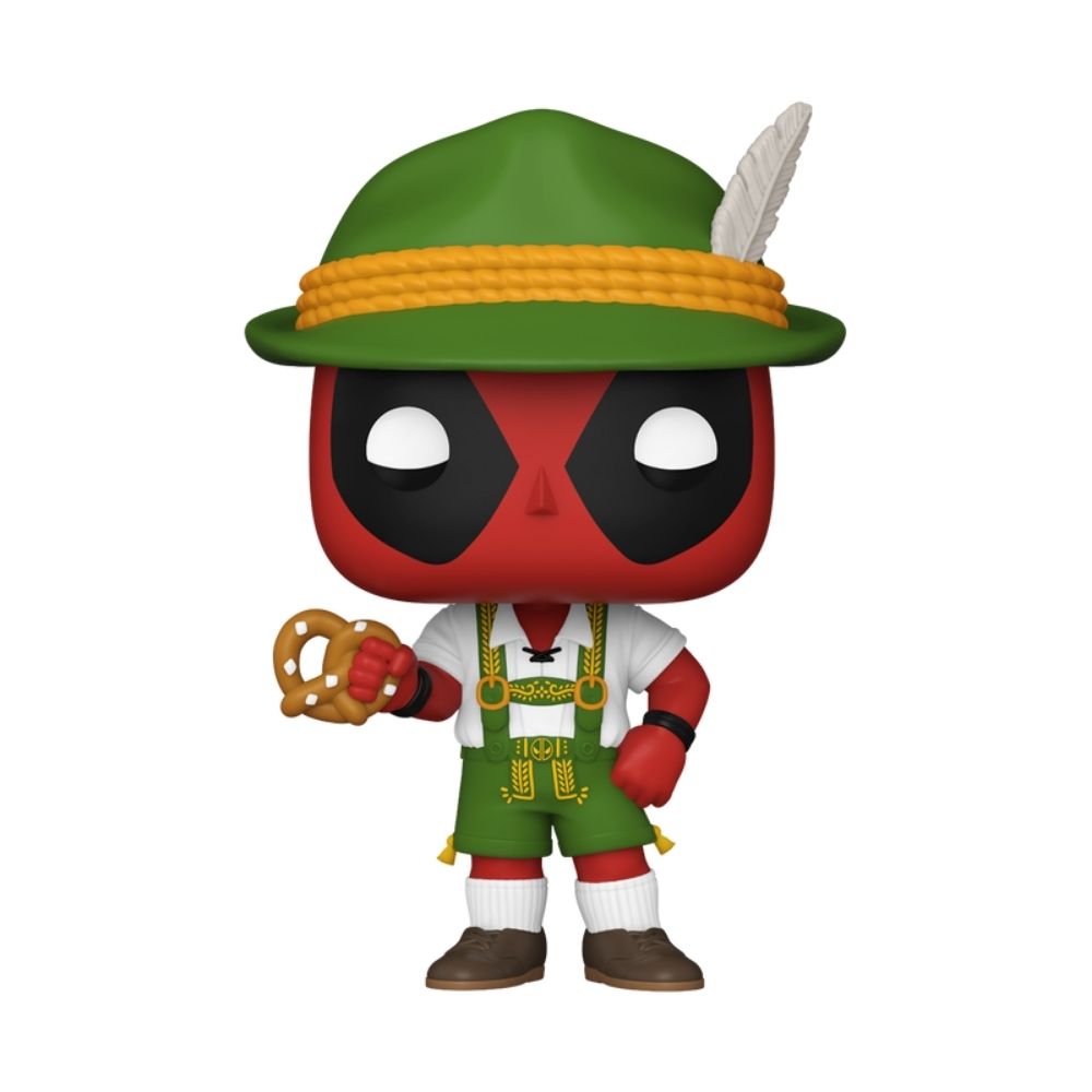 Boneco Funko Pop! Marvel Deadpool Lederhosen - Imagem 3